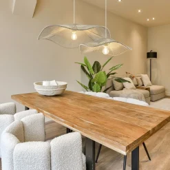 Hanglamp Rafa 70 katoendraad crème