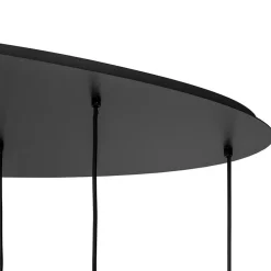 Hanglamp Segula 8L ovaal zwart