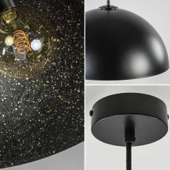 Hanglamp Sfera 50 zwart/goud