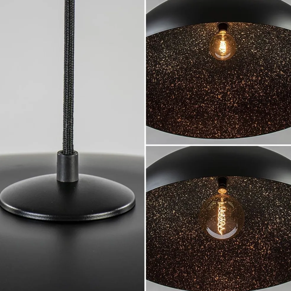 Hanglamp Sfera 90 zwart/goud