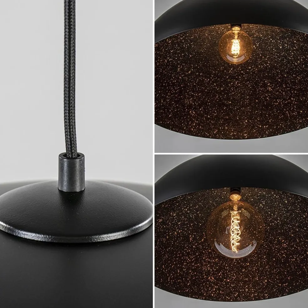 Hanglamp Sfera 70 zwart/goud