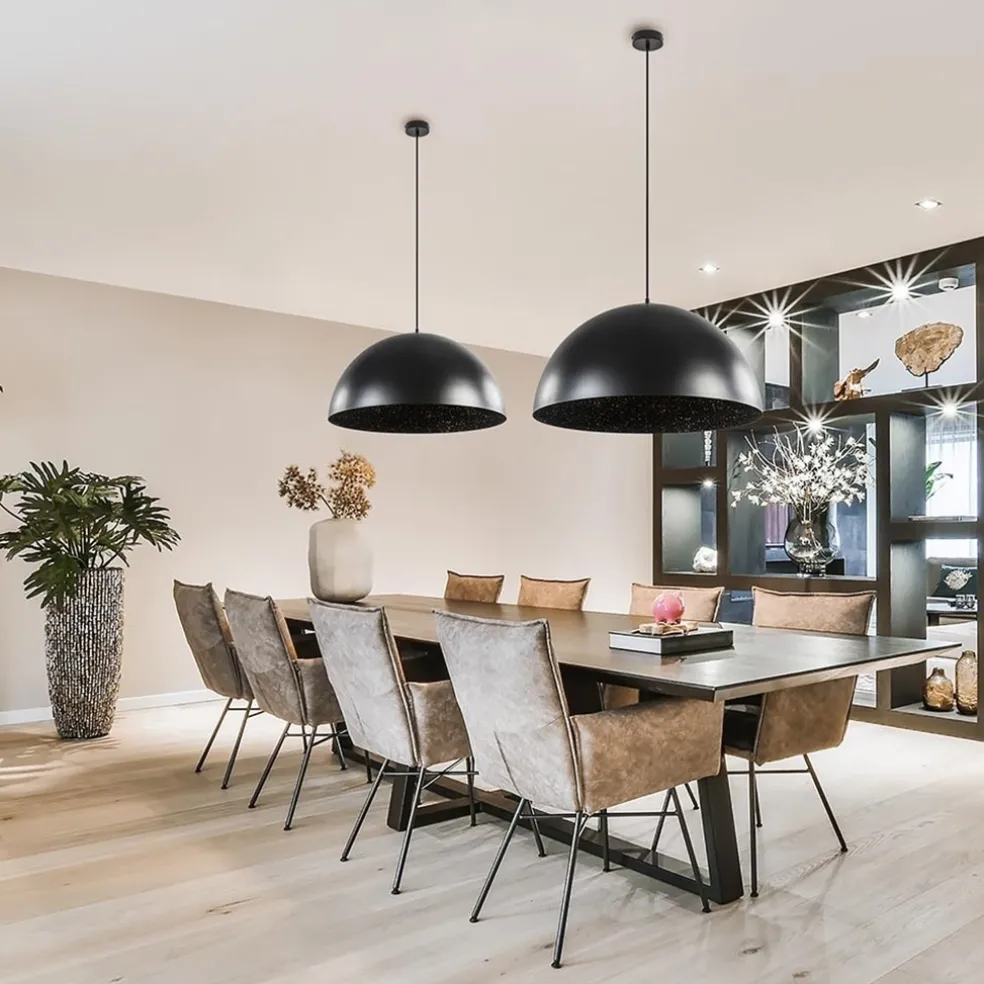 Hanglamp Sfera 70 zwart/goud