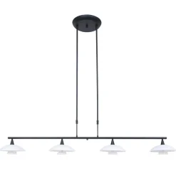 Hanglamp Sovereign 4l zwart met dimmer