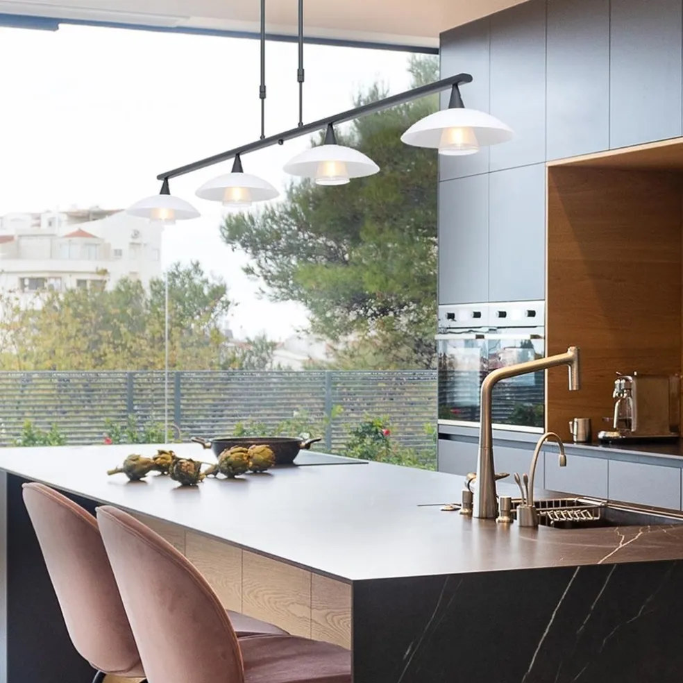 Hanglamp Sovereign 4l zwart met dimmer