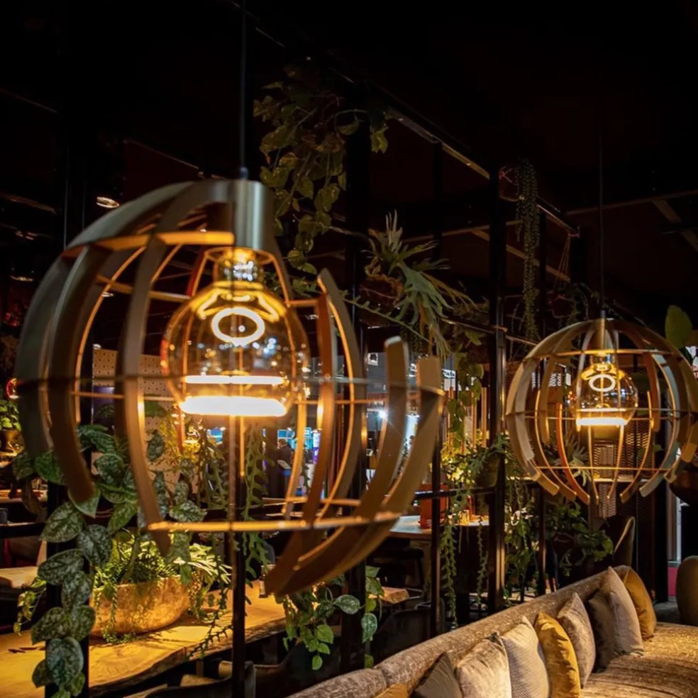 Hanglamp Terra 60cm oud messing