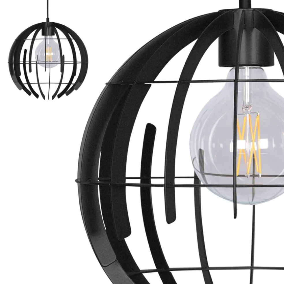 Hanglamp Terra 35cm zwart