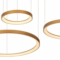 Hanglamp Vidal 3 ringen matgoud