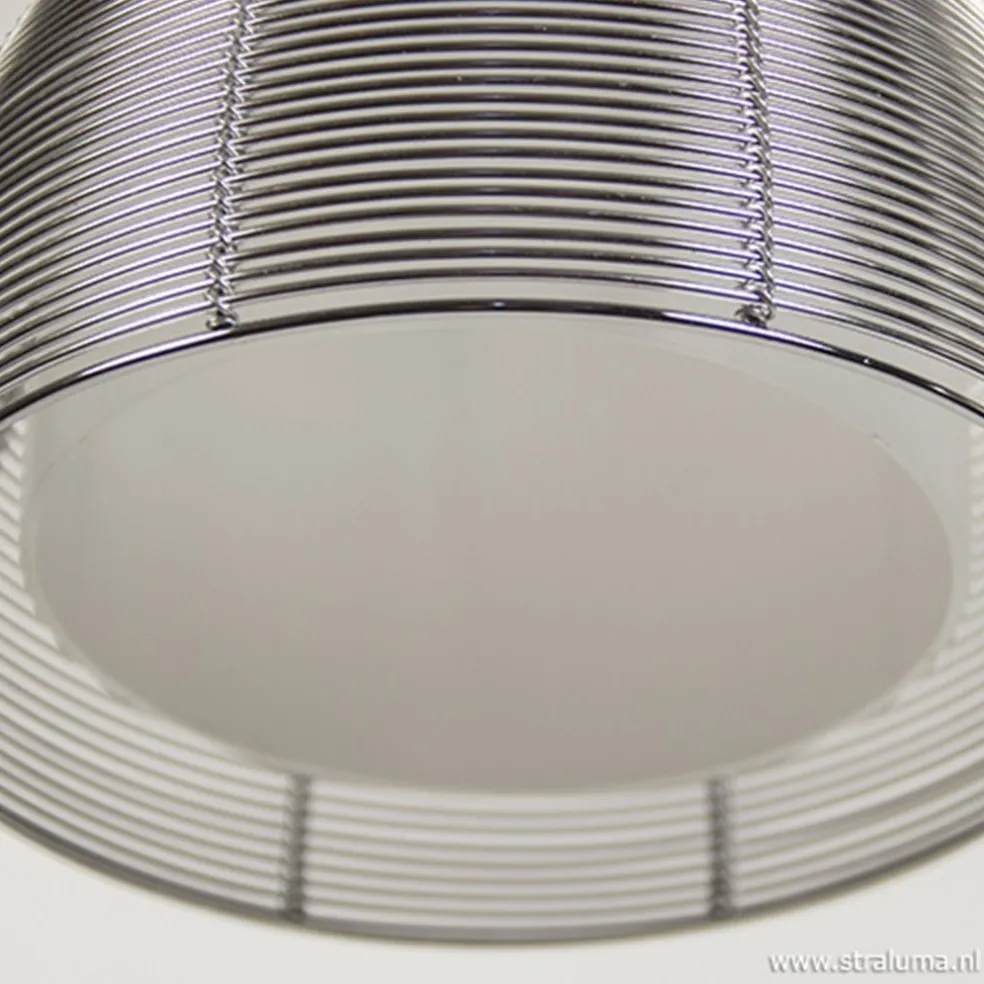 Hanglamp Whires alu/wit