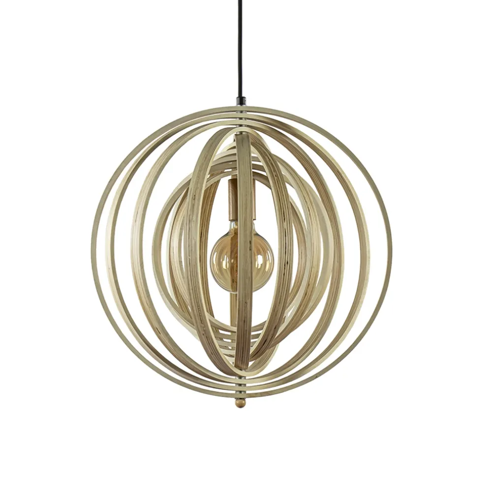Hanglamp Woody 44 hout naturel