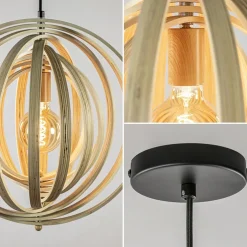 Hanglamp Woody 44 hout naturel