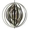 Hanglamp Woody 59 zwart/naturel hout
