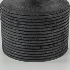 Houten lampvoet Paolu zwart exclusief kap