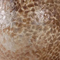 Ibiza vloerlamp schelpen zuil woonkamer