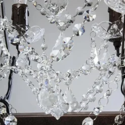 Klassieke eettafelhanglamp met kristal