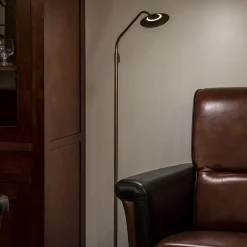 Klassieke LED leeslamp-vloerlamp dimbaar