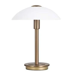 Klassieke tafellamp brons touchdimmer