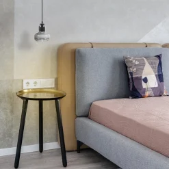 Kleine hanglamp smoke glas inclusief LED GU10