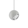 Kleine Italiaanse design hanglamp LED bol Spider wit