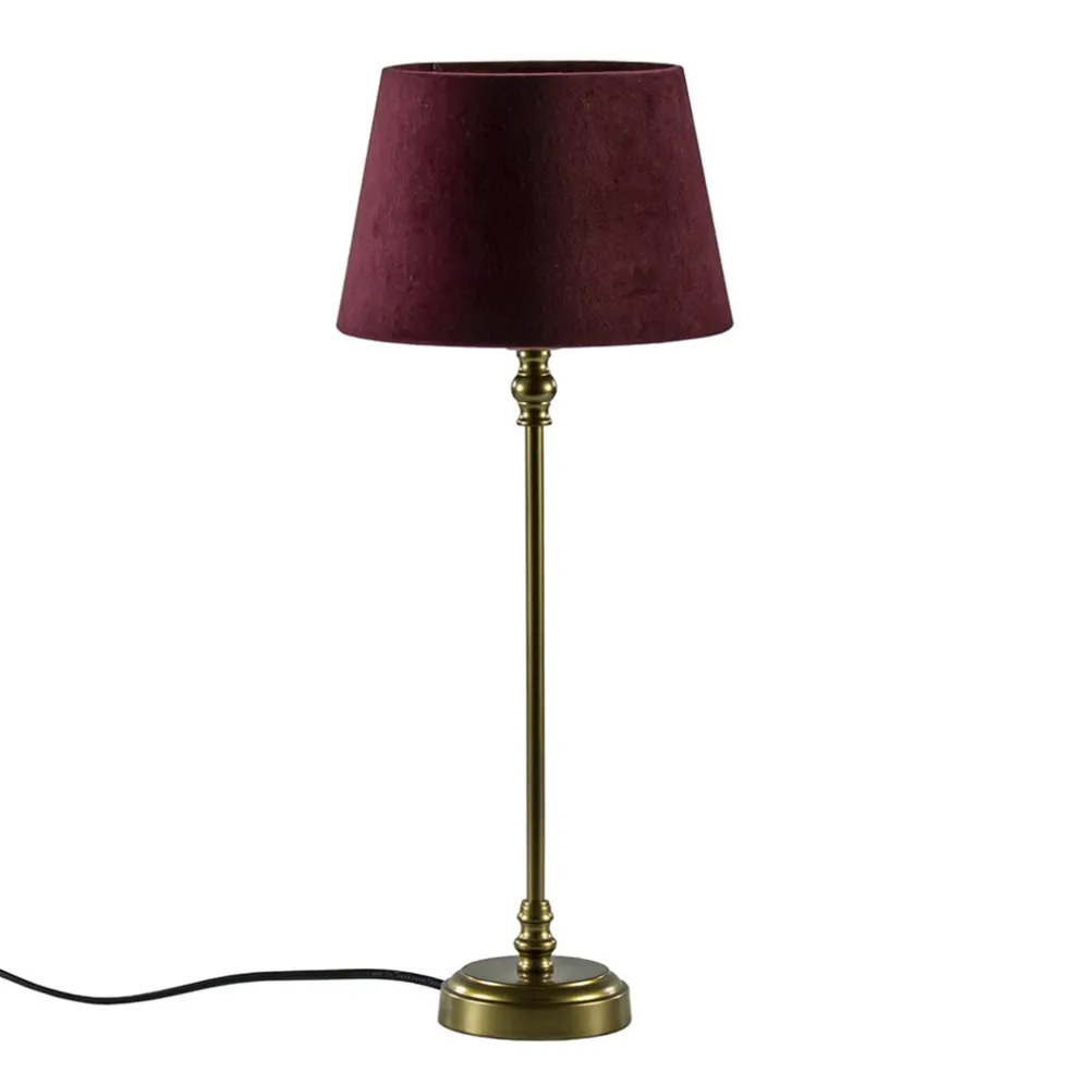 Kleine lampvoet Ramses antiek brons