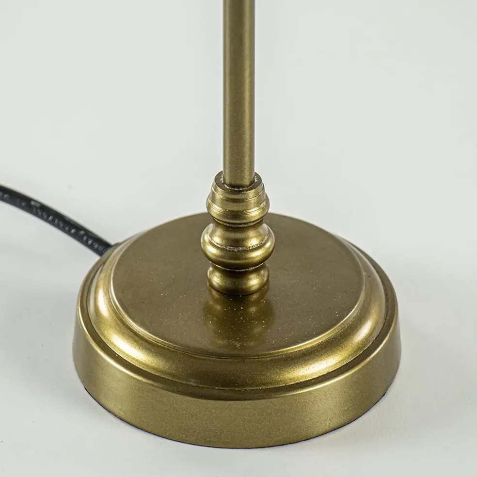 Kleine lampvoet Ramses antiek brons