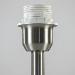 Kleine lampvoet Washington nikkel exclusief kap