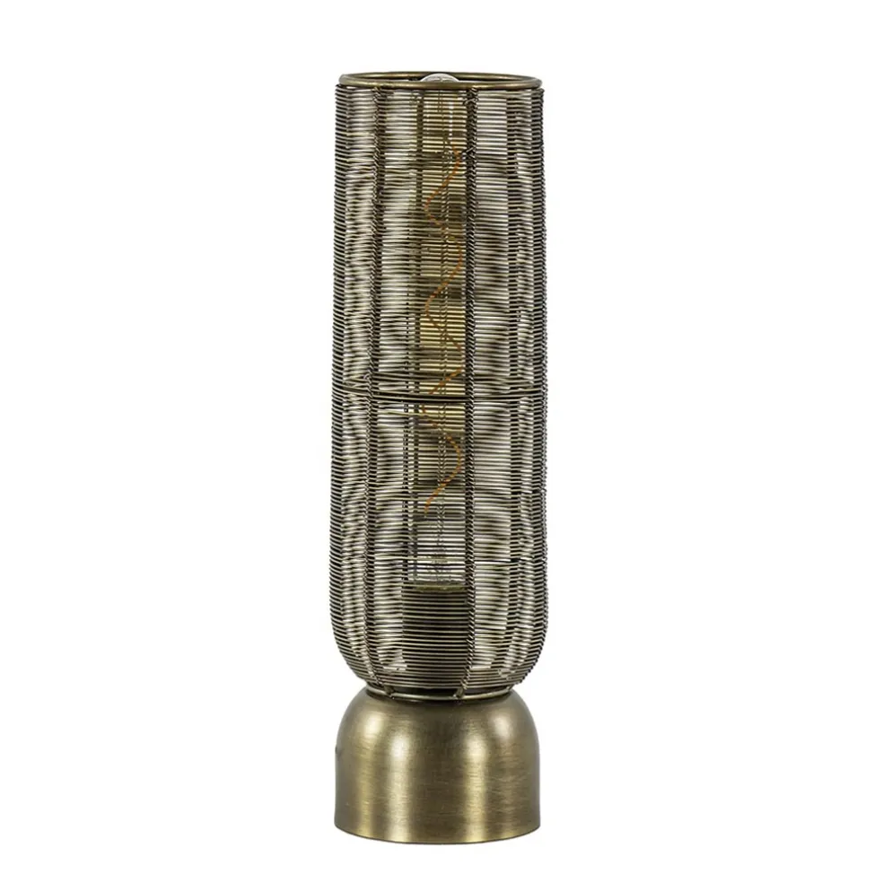 Kleine tafellamp Lezuza antiek brons