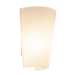 Kunststof buitenlamp wit IP54