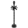 L&L lampvoet Armata mat zwarte palmboom