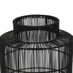 L&L tafellamp Gruaro zwart draad