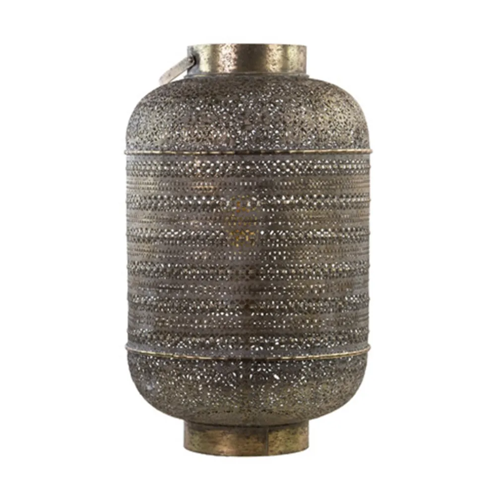 L&L tafellamp UDUPI bruin-goud Oosters