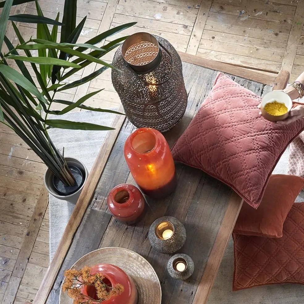 L&L tafellamp UDUPI bruin-goud Oosters