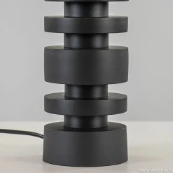 Lampvoet Desley zwart EXCL.KAP