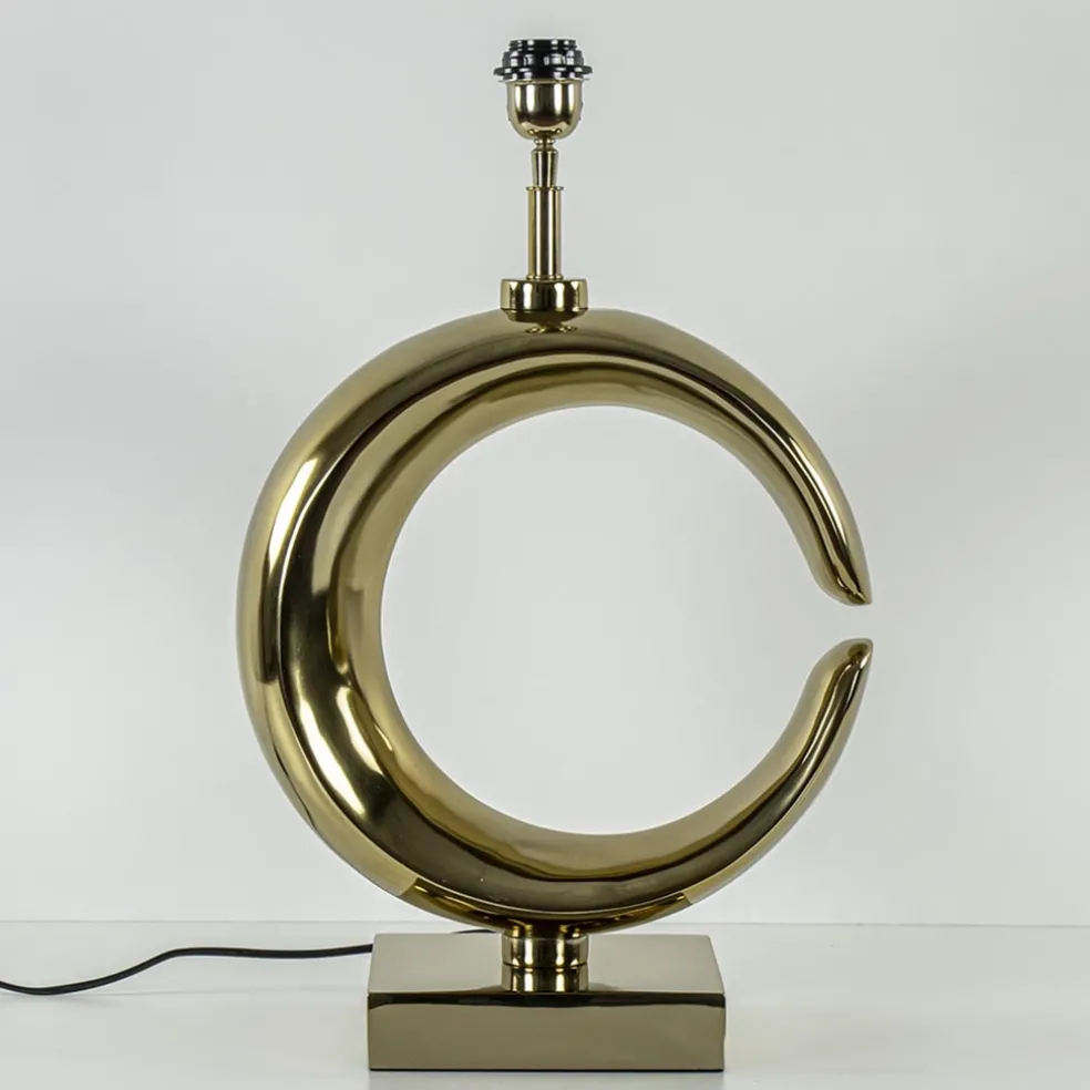 Lampvoet light gold glossy metaal