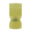 Landelijke Light and Living tafellamp olijfgroen op batterijen Phoebe