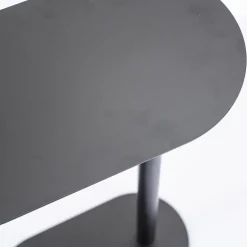 Laptoptafel zwart 43x24x55 cm