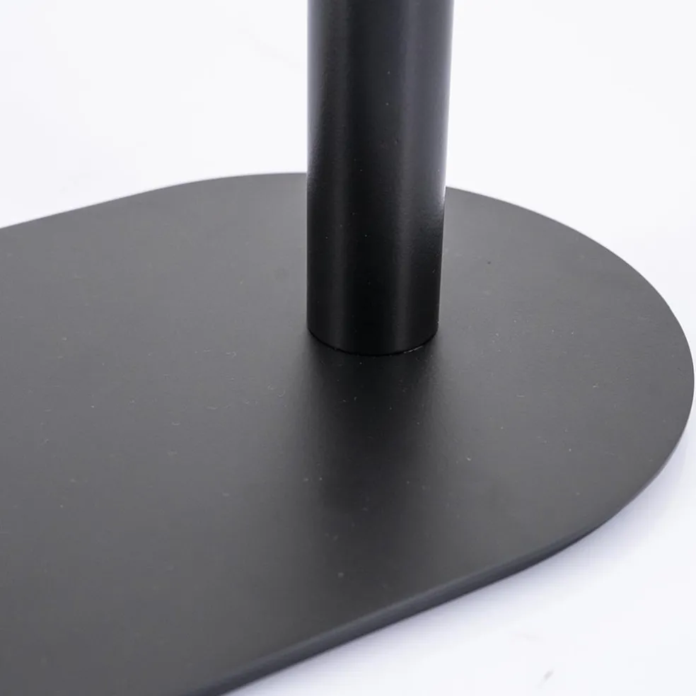 Laptoptafel zwart 43x24x70 cm