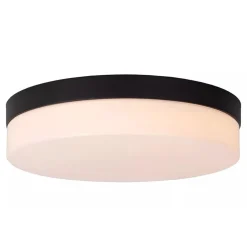 LED badkamerplafondlamp zwart met bewegingssensor