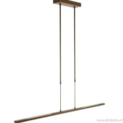 LED hanglamp brons inclusief dimmer