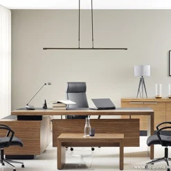 LED hanglamp brons inclusief dimmer