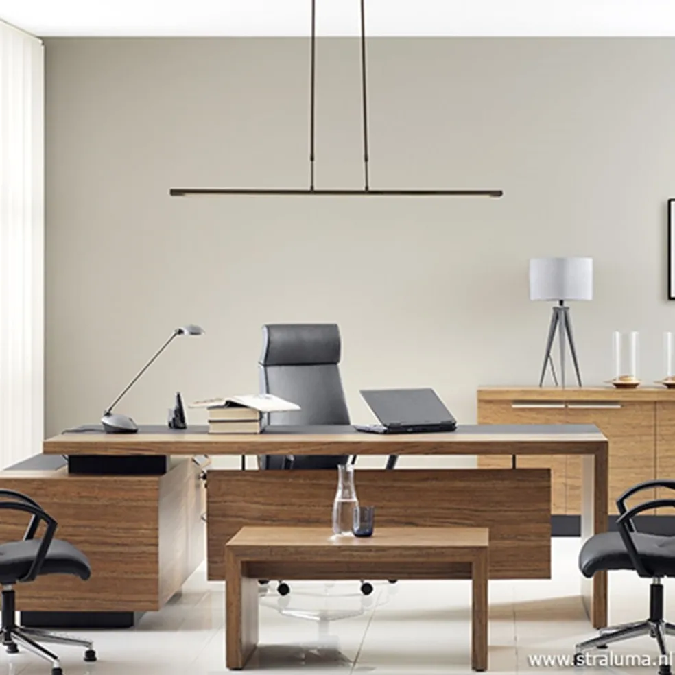 LED hanglamp brons inclusief dimmer