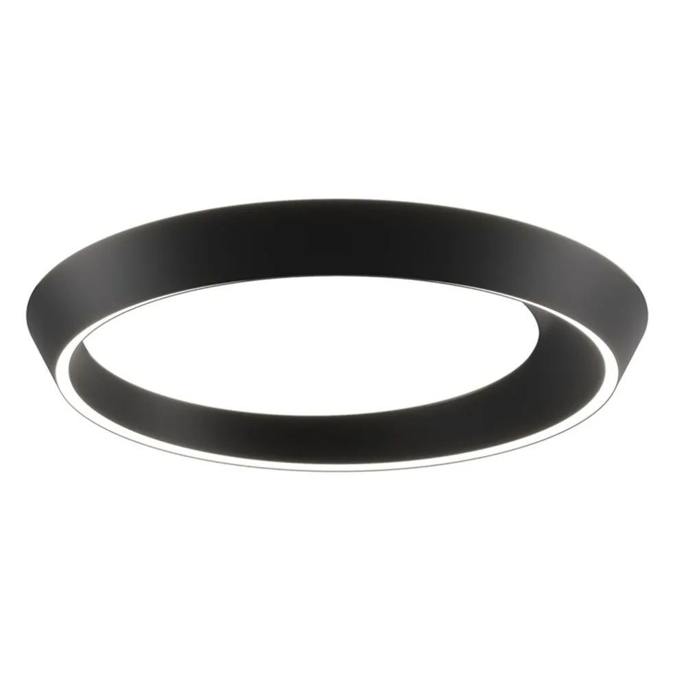 LED plafondlamp Tidal mat zwart