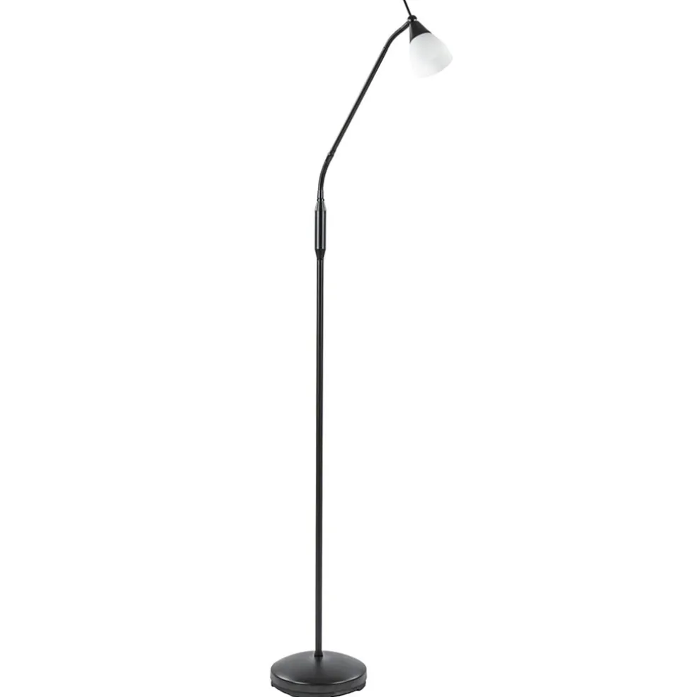 LED vloer/leeslamp Touchy verstelbaar zwart