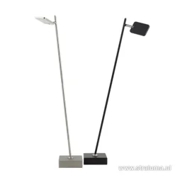 Leeslamp Block nikkel met pushdimmer