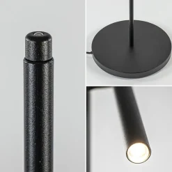 Leeslamp Flute 1l zwart dim-to-warm