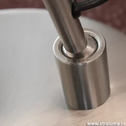 Leeslamp nikkel led + tastdimmer