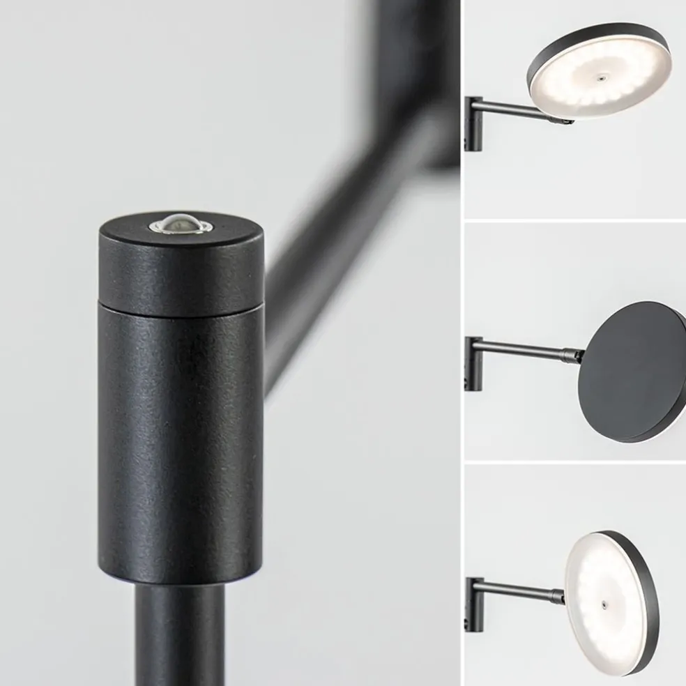 Leeslamp Plano Akku zwart oplaadbaar