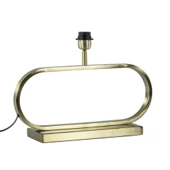 Licht and Living lampvoet Jamiro licht goud ovaal