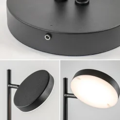 2-Lichts design vloerlamp LED op batterij dimbaar