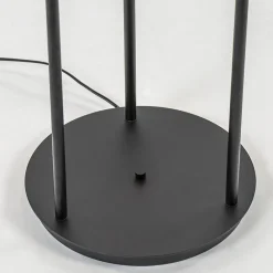 3-Lichts moderne vloerlamp mat zwart exclusief lichtbron