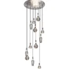 12-Lichts videlamp silverleaf met chroom excl lichtbronnen